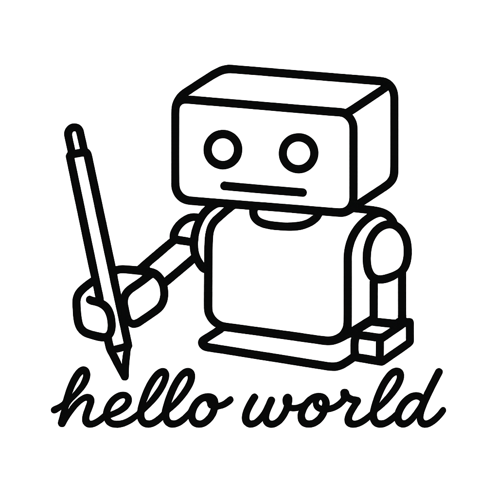 Robot learns writing